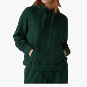 Velvet By Graham & Spencer Ojai Hoodie Forest Green Small